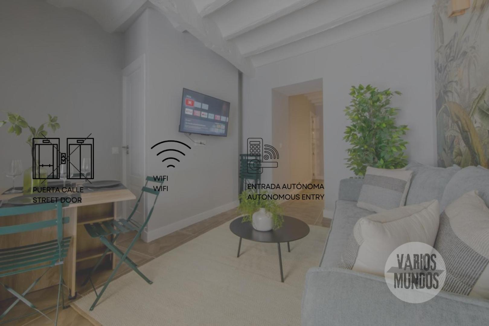 Confortable Apt Para 9Pax En El Centro De Madrid E3 Eksteriør billede